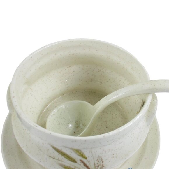 Tureen & Lid w/Ladle & Underplate Soup Serving Bowl - Picture 3 of 6